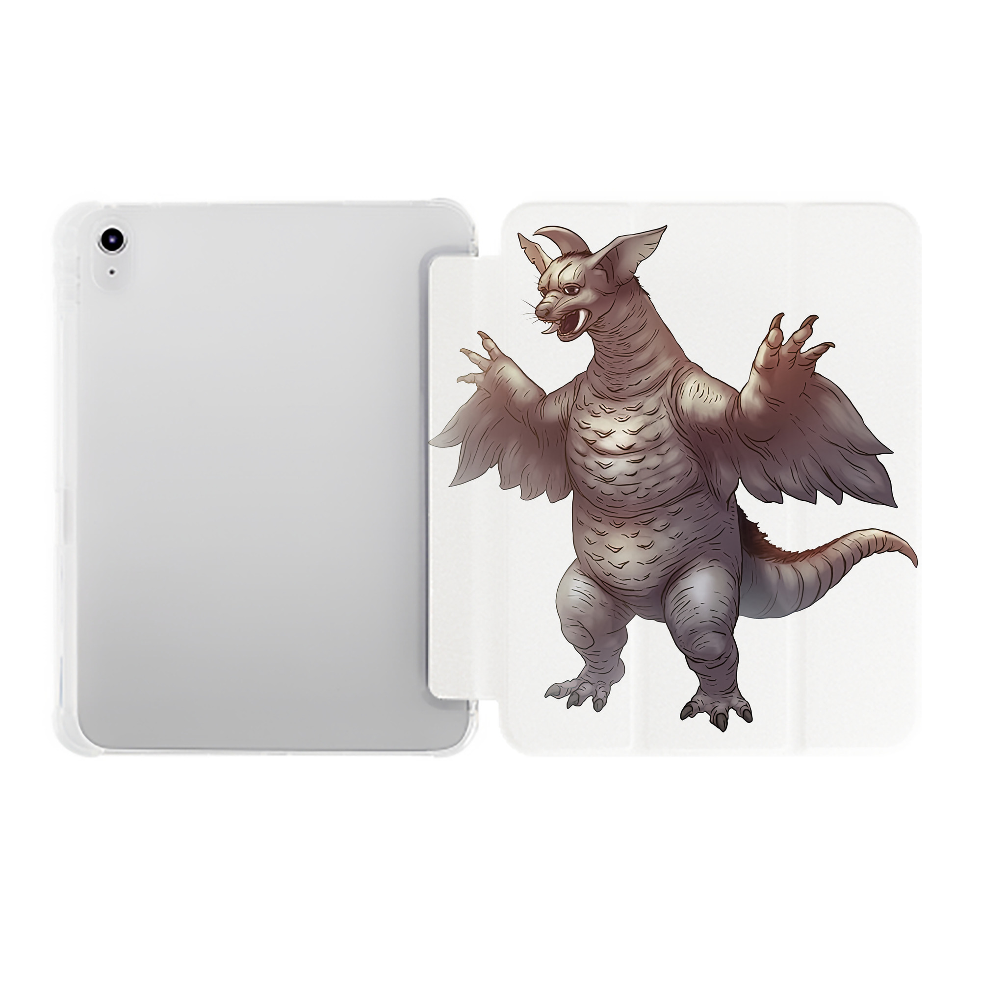 （画像用） ウルトラマン Ultraman IPad ケース ペン収納付き 三つ折りスタンド PUレザー×シリコン 対応機種9.5/10.5/10.9インチ